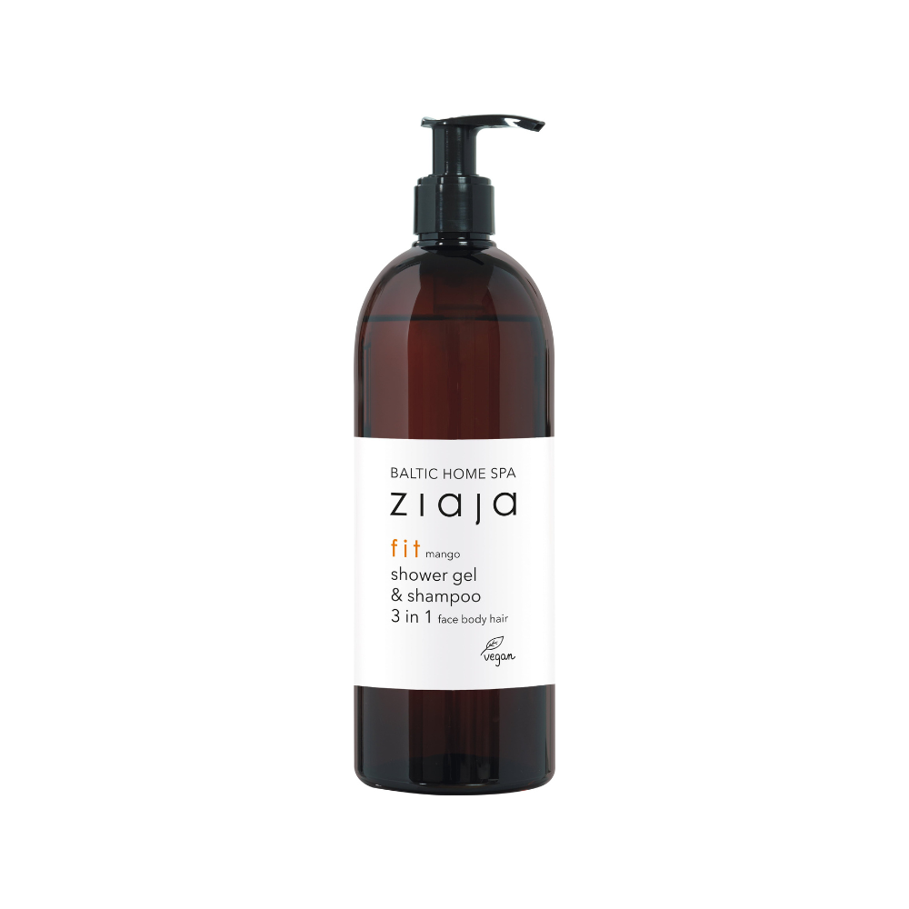 Ziaja Fit Mango Shower Gel & Shampoo 3in1 500ml