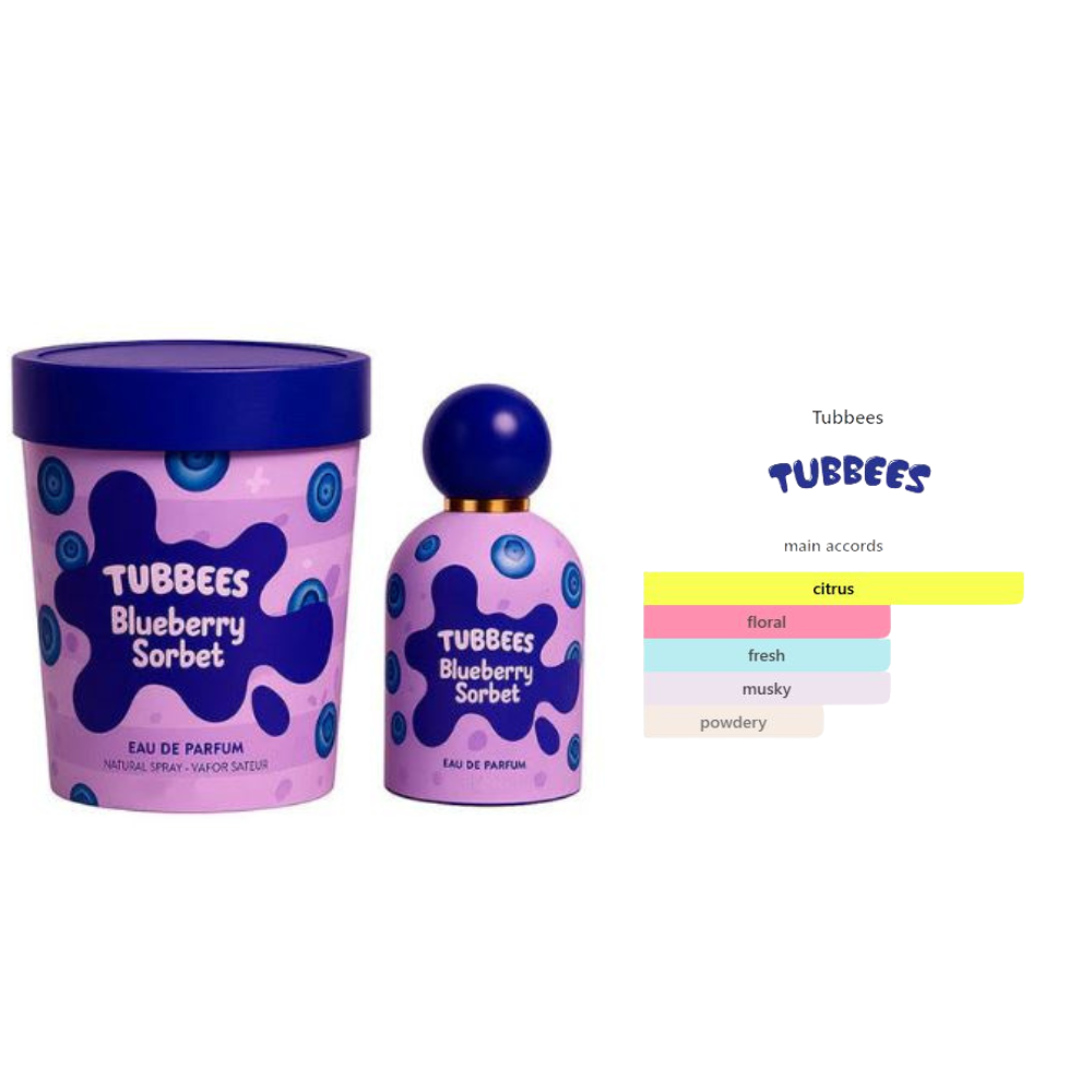 TUBBEES PERFUMES - BLUEBERRY SORBET 50ML