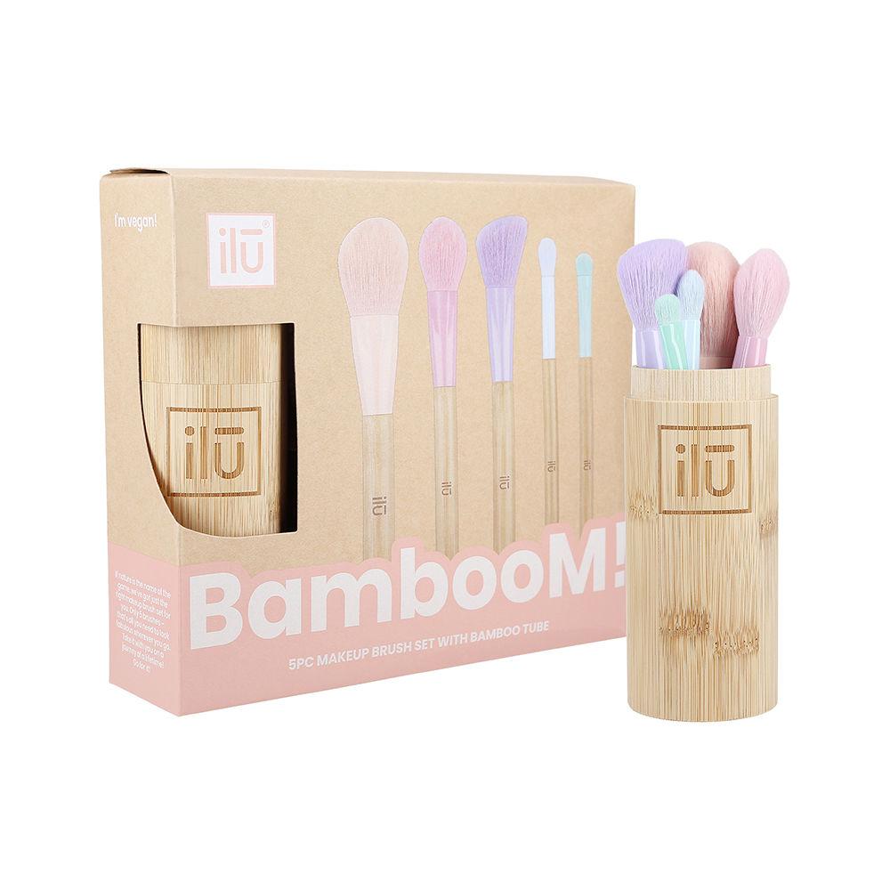 ILU by Tools of Beauty Bamboom makeup brush set