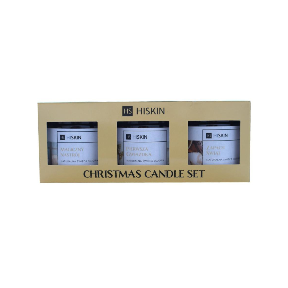 HISKIN - CHRISTMAS CANDLE SET 3 Pieces
