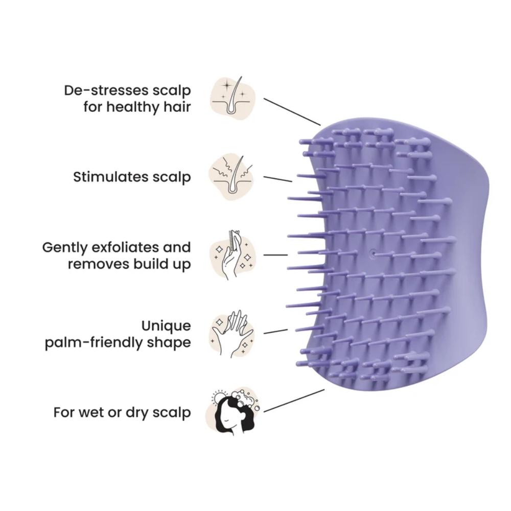 Tangle Teezer Exfoliating & Massaging Scalp brush -Pink Colour