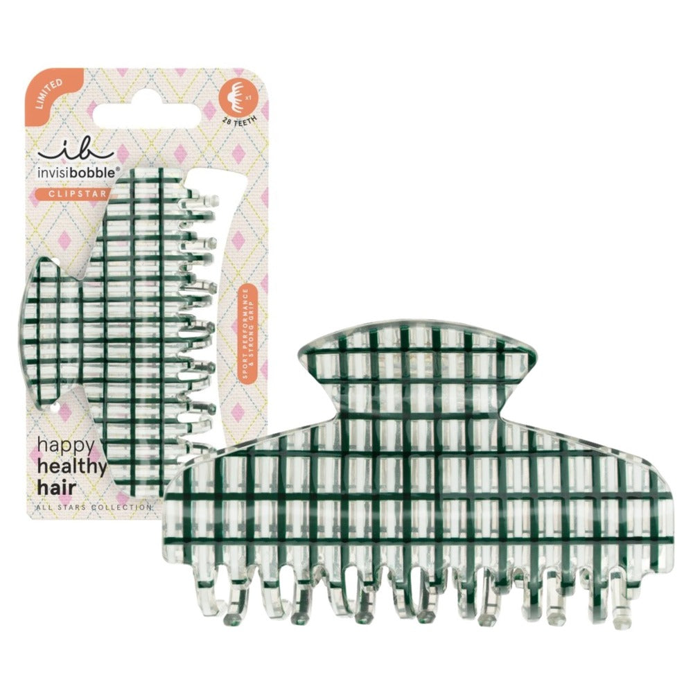 Invisibobble Clipstar All Stars Green Tartan