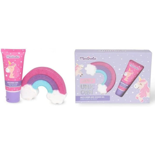 Martinelia LITTLE UNICORN Bath Bomb & body lotion Set