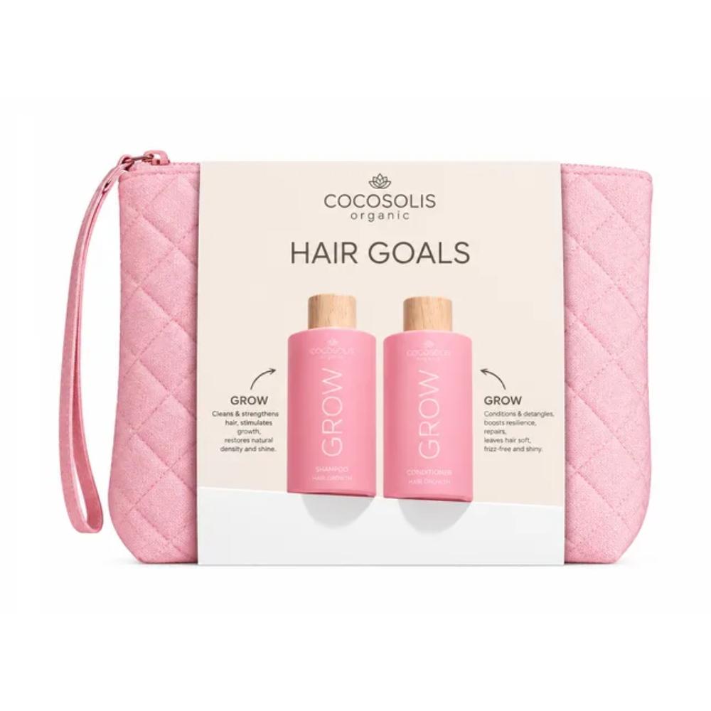 COCOSOLIS Organic Grow Hair Growth Shampoo 250ml + Conditioner 200ml Set