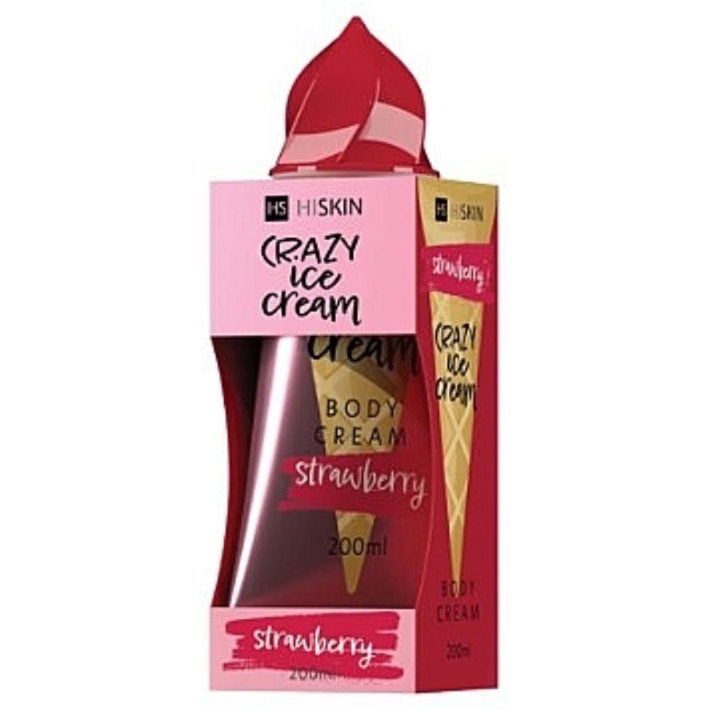 Hiskin Crazy Ice cream body cream 200ml Strawberry