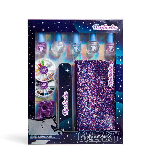 Martinelia GALAXY DREAMS Nail set & Cosmetic bag