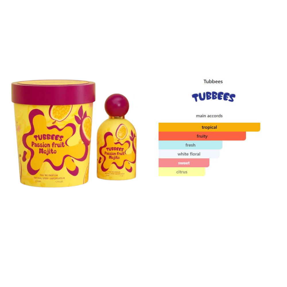 TUBBEES PERFUMES - PASSION FRUIT MOJITO 50ml