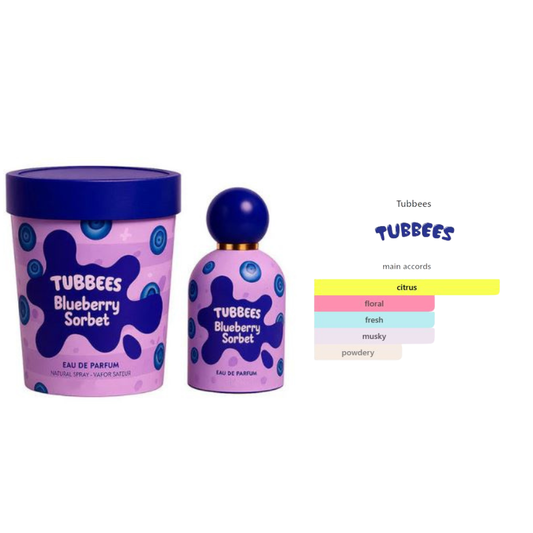 TUBBEES PERFUMES - BLUEBERRY SORBET 50ML