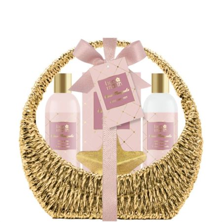 LORENAY - BON MATIN ROSA MASQUETA  GOLDEN BASKET BATH SET