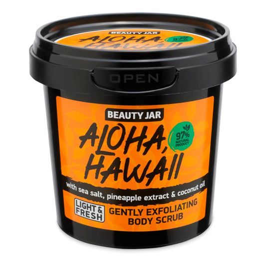 Beauty Jar - Aloha , Hawaii Gently exfoliating body Scrub 200grs 25% Off