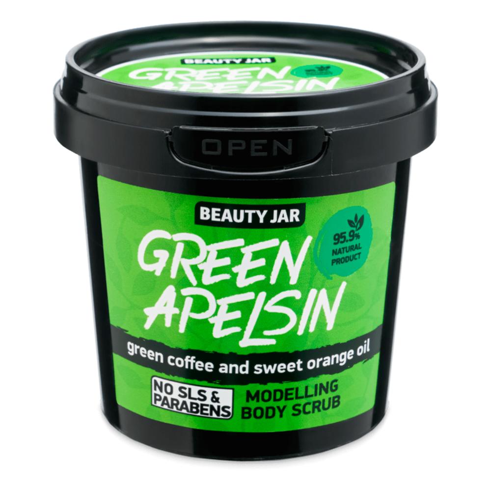 Beauty Jar -Green Apelsin Modelling body Scrub 200Grs  25% Off