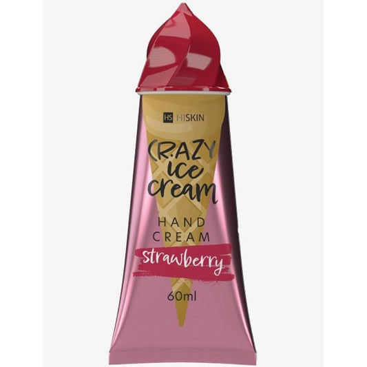 HiSkin - Crazy Ice cream Hand Cream - STRAWBERRY 60ml