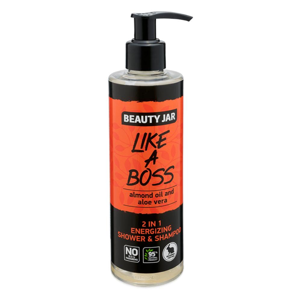 Beauty Jar - Like a Boss  Natural Shower Gel  & Shampoo 250ml 25% Off