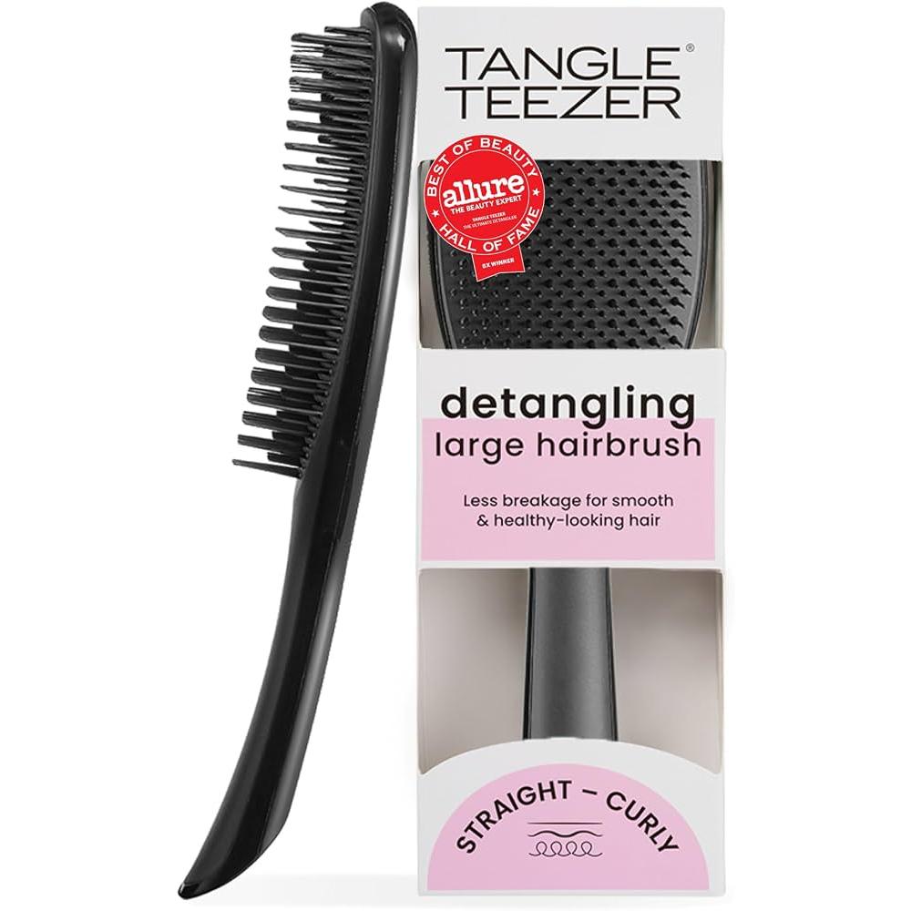 Tangle Teezer Detangling Large Straight & Curly - Black