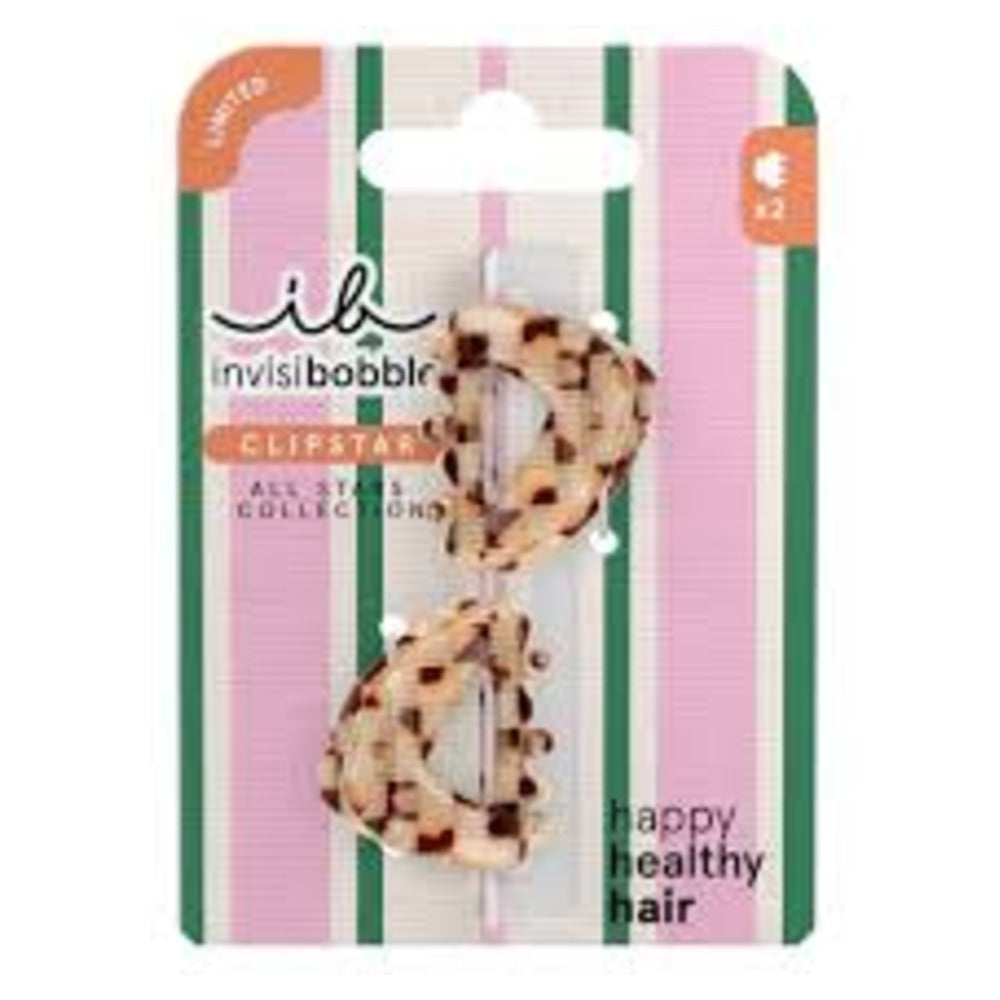 Invisibobble Clipstar Tortoiseshell Duo