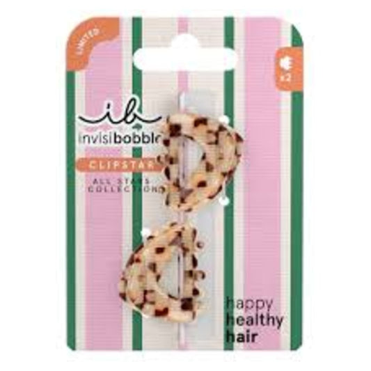 Invisibobble Clipstar Tortoiseshell Duo