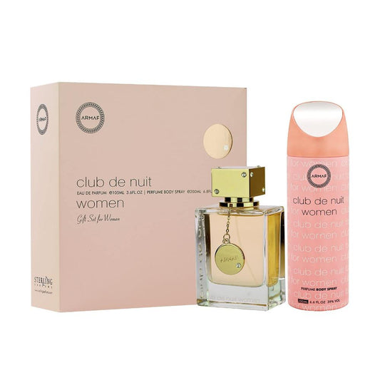 Armaf  Club De Nuit Women Gift Set : Eau De Parfum 105ml + 200ml Body Spray