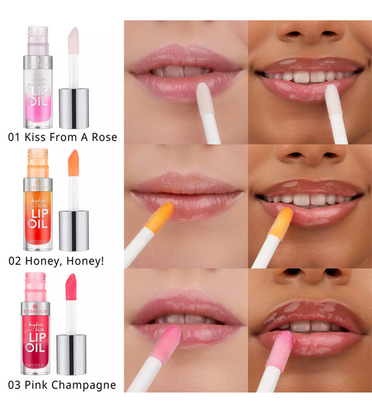 Essence Hydra kiss lip Oil 4ml No.01 kiss from a Rose