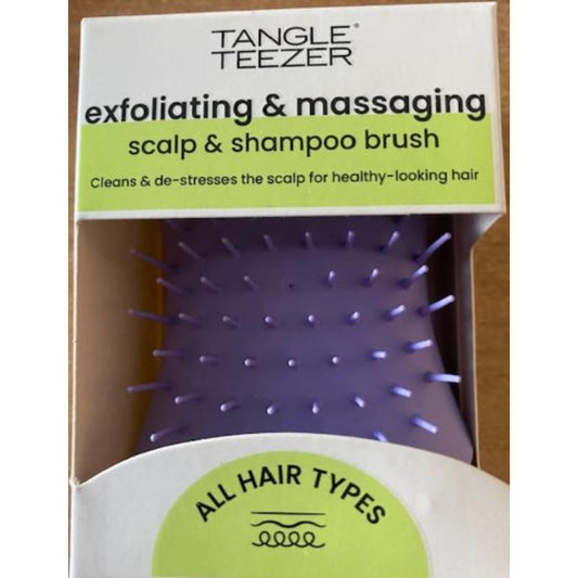 TANGLE TEEZER -  EXFOLIATING & MASSAGING  Scalp brush- Lavender Color