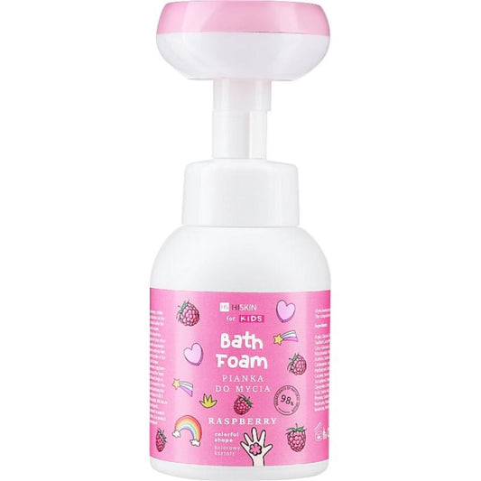 Hiskin - Kids Bath Foam Raspberry scent 300ml