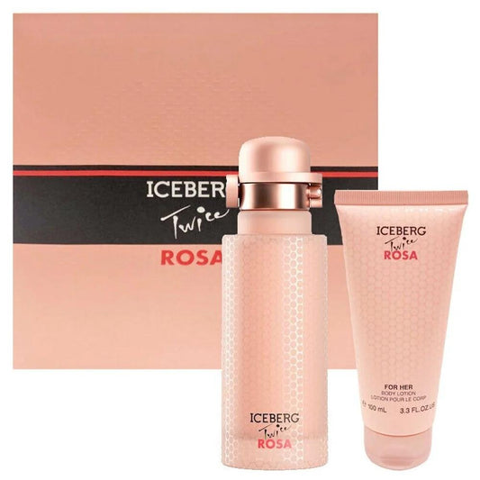 Iceberg Twice Rosa (women)  Gift set EDT 100ML + 100ml Body lotion