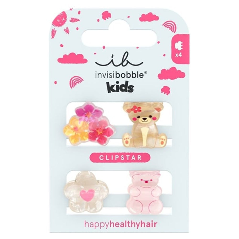 Invisibobble  Kids Clipstar  Flowers & Teddy