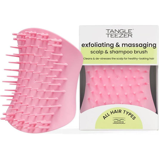 Tangle Teezer Exfoliating & Massaging Scalp brush -Pink Colour