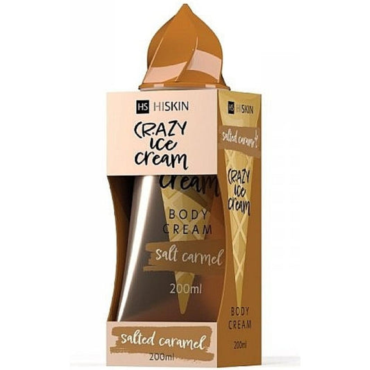 Hiskin Crazy Ice cream body cream 200ml Salted Caramel