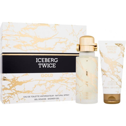 Iceberg Twice Gold  (Men) Gift set EDT 125ML + 100ml Shower Gel