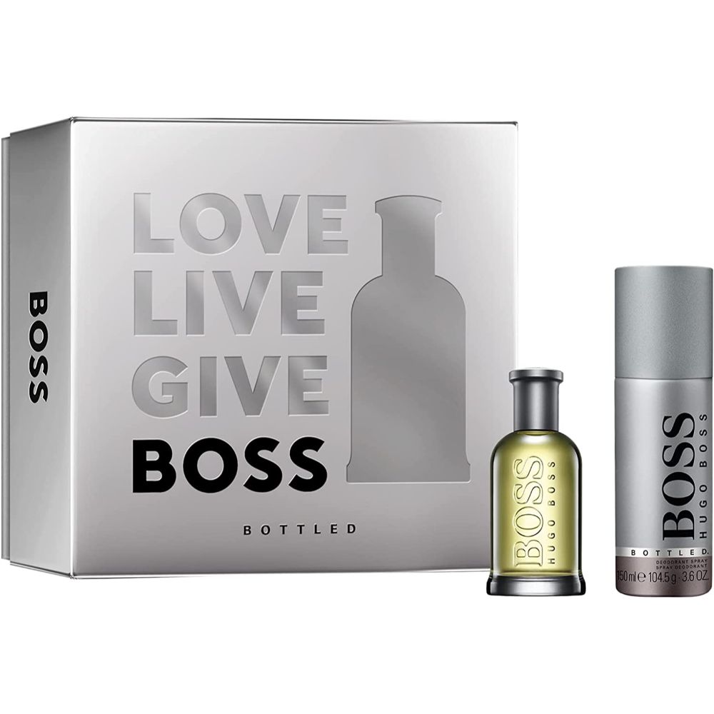 Hugo Boss Boss Bottled Gift Set: Eau de Toilette 50ml + 150ml Deo Spray