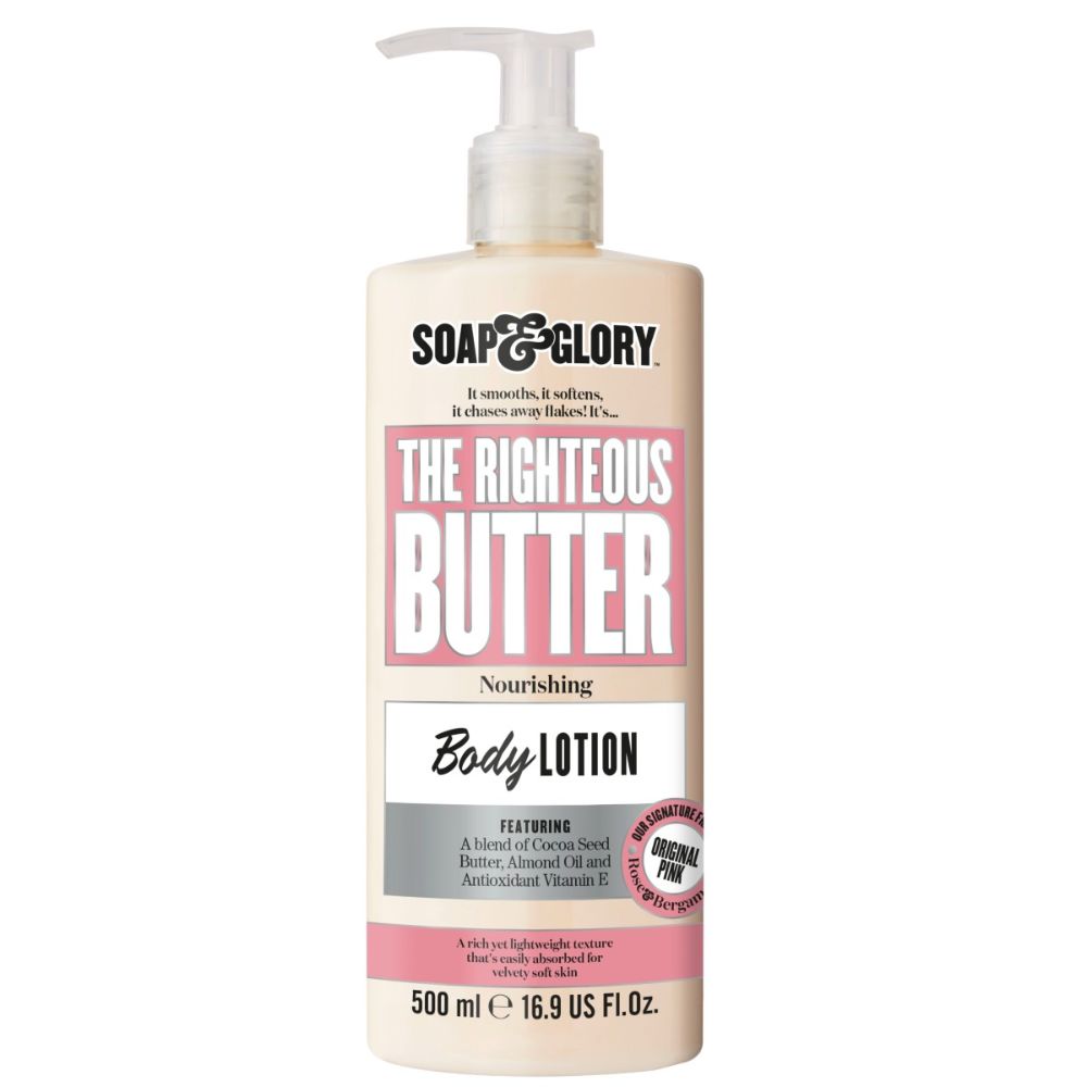 #4563 Soap & Glory Original Pink the Righteous Body Lotion 500ml (pump)