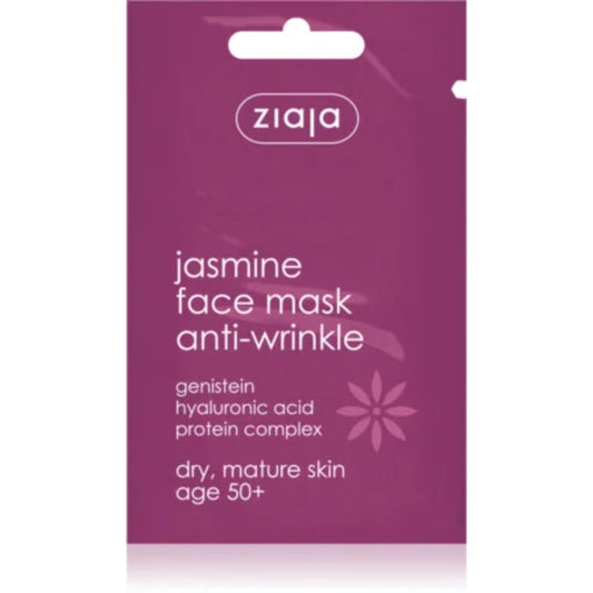Ziaja  Jasmine Face Mask Anti-Wrinkle 7ml Sachet - 5 Pieces